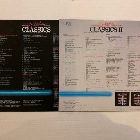 Louis Clark - Hooked on Classics I + II - Vinyl LP Records - Picture 2 of 4